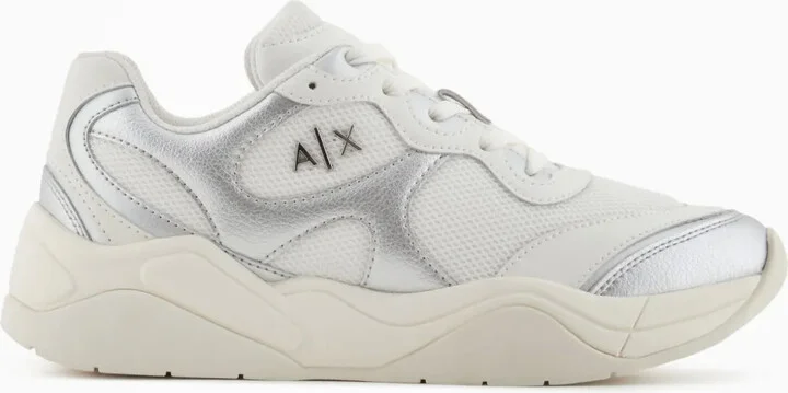 Metallic-Finish Sneakers