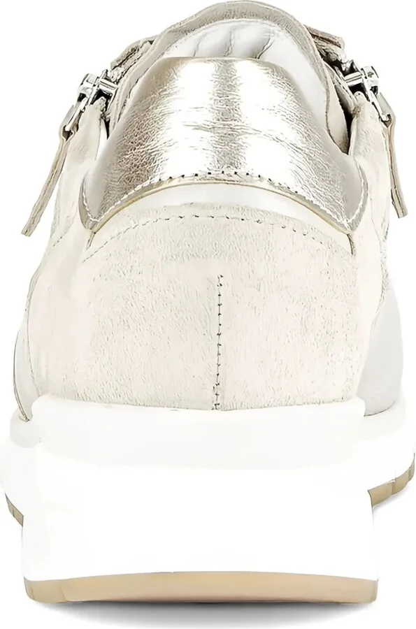 Metallic-Finish Suede Sneakers - Image 3