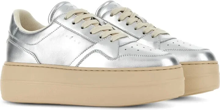 Metallic Flatform Sneakers - Image 2
