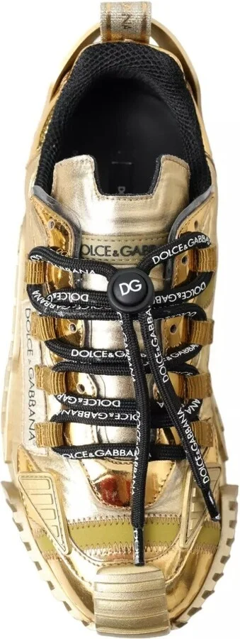 Metallic Gold NS1 Low Top Women's Shoes Women's Sneakers (Pre-Owned) - Image 2