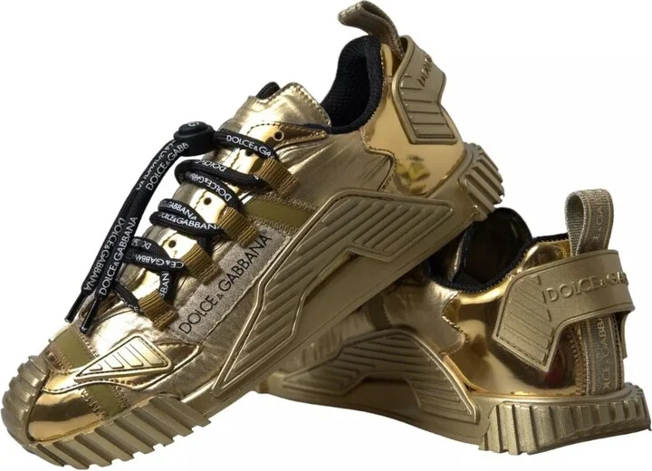 Metallic Gold NS1 Low Top Women's Shoes Women's Sneakers (Pre-Owned) - Image 3