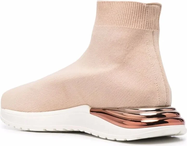 Metallic Heel-Counter Sneakers - Image 3