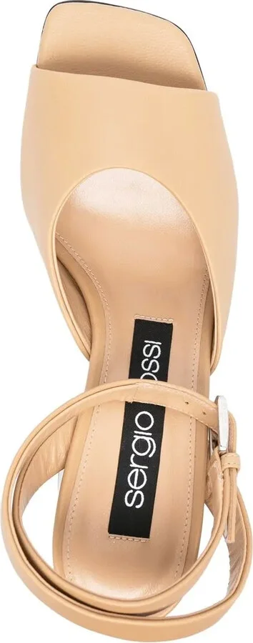 Metallic-Heel Detail Sandals - Image 4