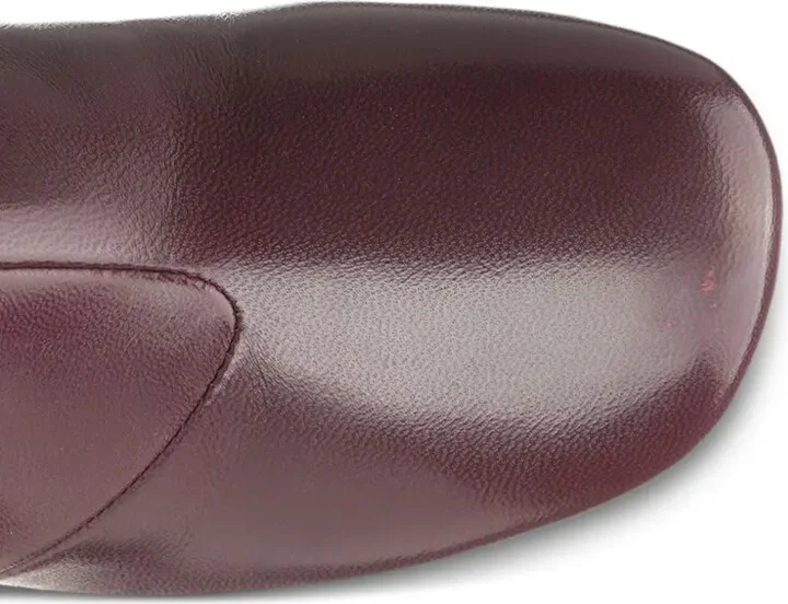 Metallic-Heel Leather Boots - Image 5