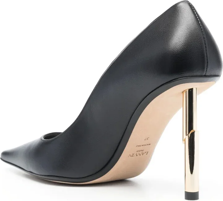 Metallic-Heel Pointed-Toe Pumps - Image 3