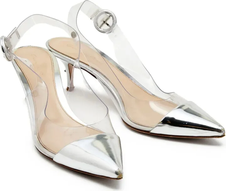 Metallic Heeled Pumps - Image 2
