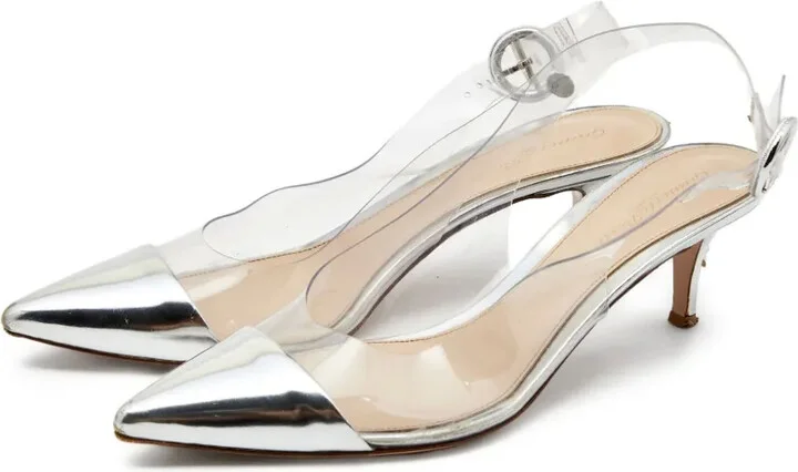 Metallic Heeled Pumps - Image 4