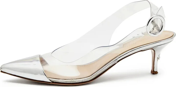 Metallic Heeled Pumps