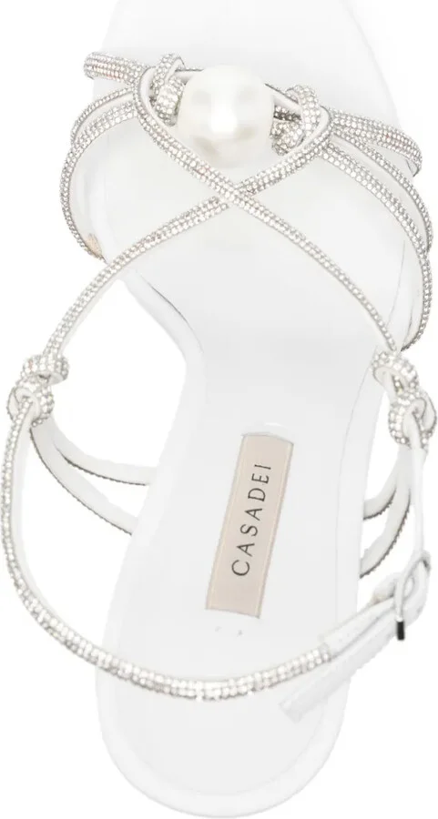 Metallic Heeled Sandals - Image 4