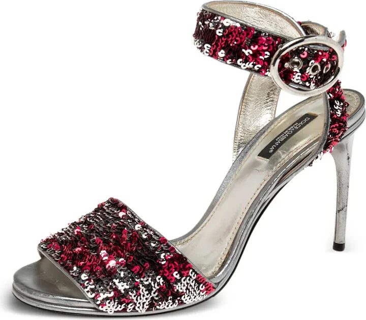Metallic Heeled Sandals - Image 2