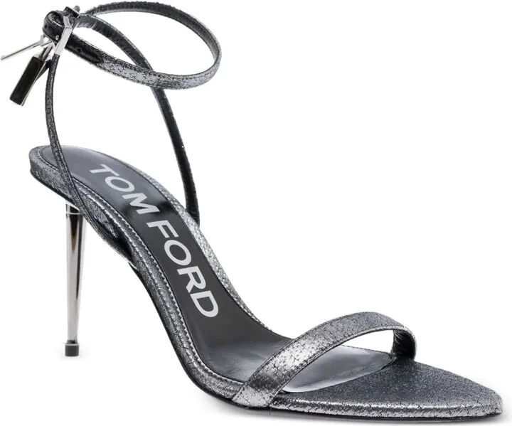 Metallic Heeled Sandals - Image 2