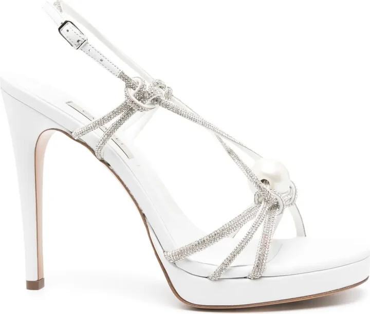 Metallic Heeled Sandals