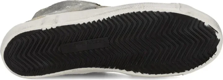 Metallic High-Top Sneakers - Image 5