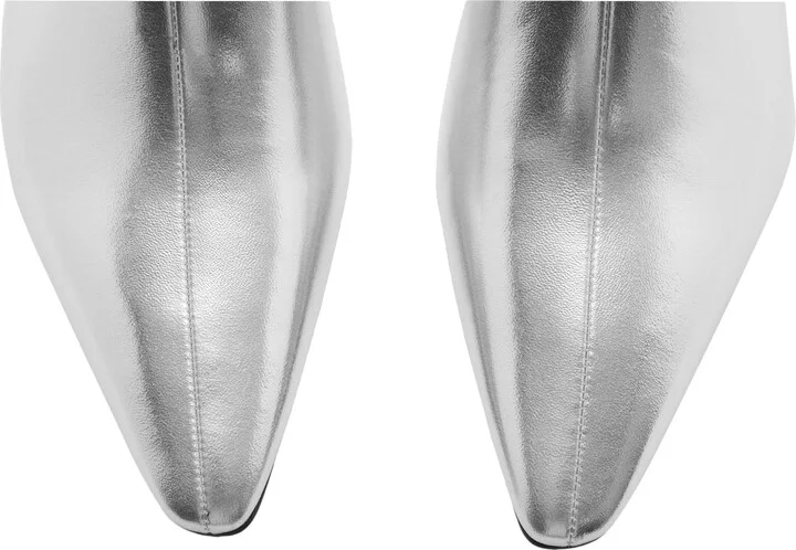 Metallic Kitten Heel Bootie - Image 4