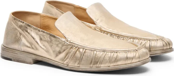 Metallic-Leather Loafers - Image 2