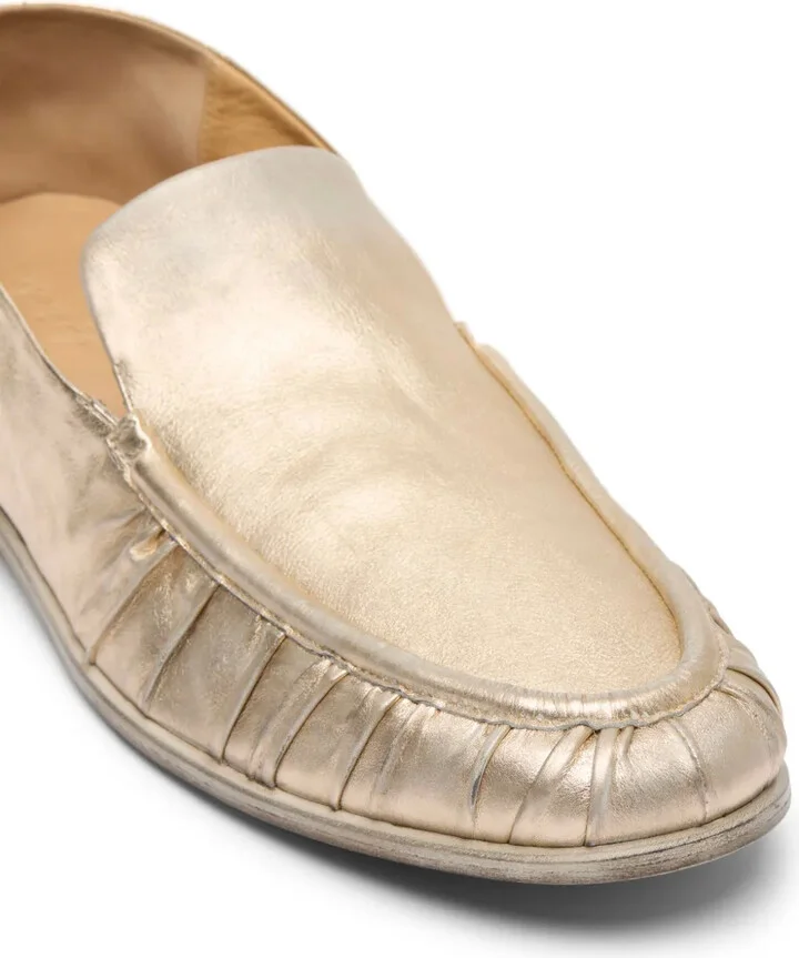 Metallic-Leather Loafers - Image 4