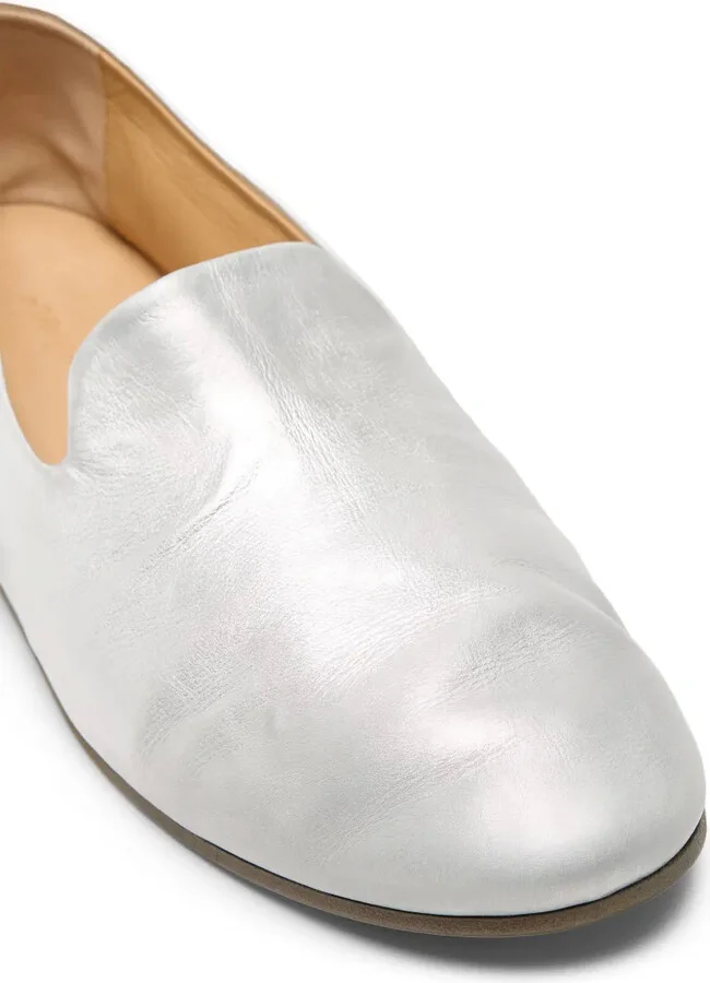 Metallic-Leather Loafers - Image 4
