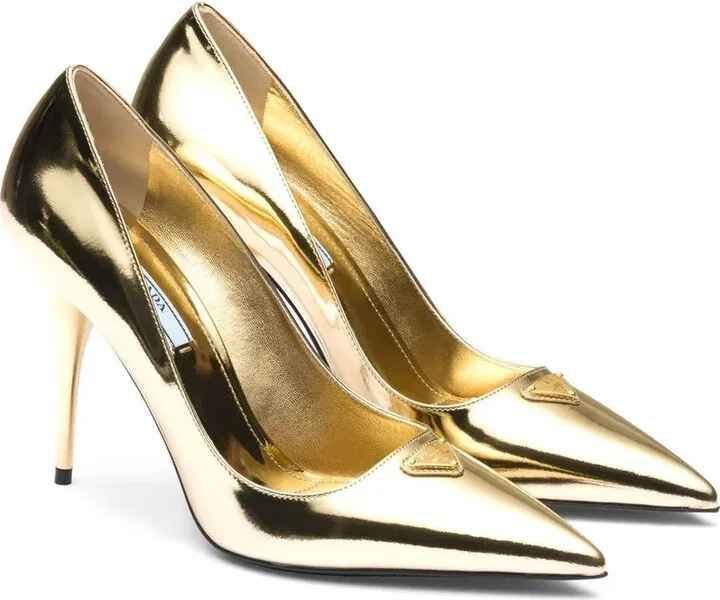 Metallic Leather Pumps - Image 2
