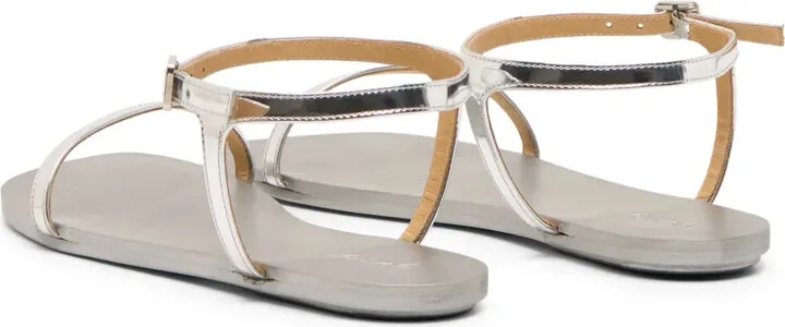 Metallic-Leather Sandals - Image 3