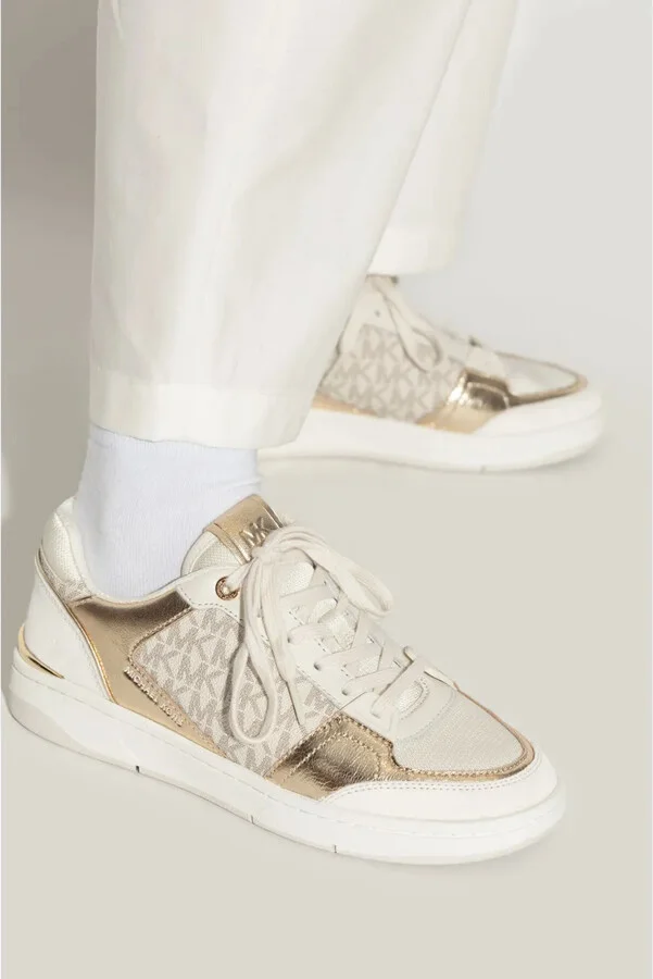 Metallic Leather Sneakers - Image 2
