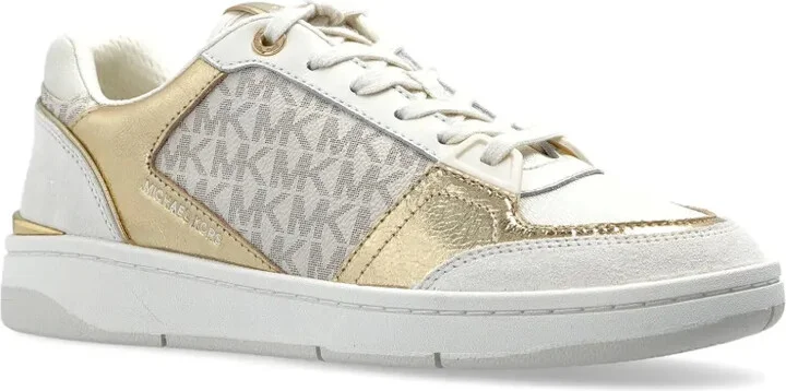 Metallic Leather Sneakers - Image 4