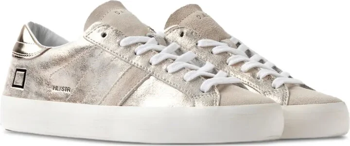 Metallic Leather Sneakers - Image 2