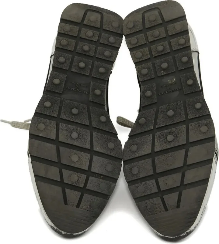 Metallic Leather Sneakers - Image 4