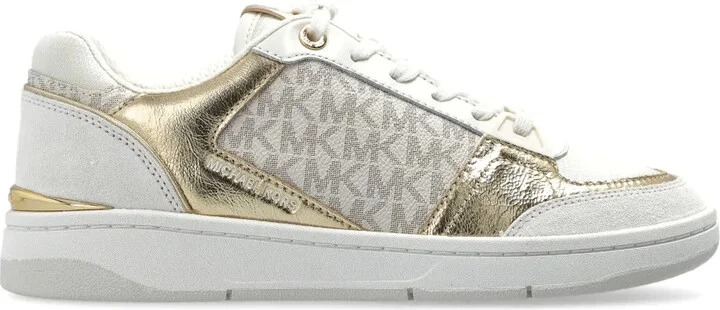 Metallic Leather Sneakers