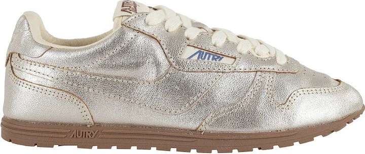 Metallic Leather Windspin Sneakers