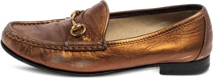 Metallic Loafers