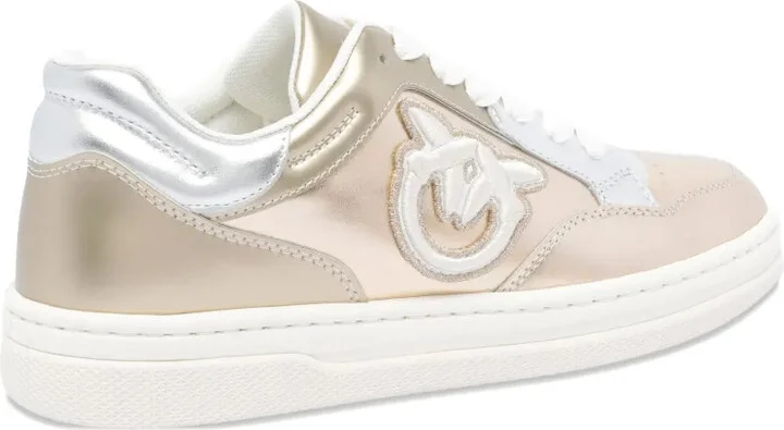Metallic Logo-Detail Sneakers - Image 4