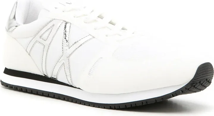 Metallic-Logo Low-Top Sneakers - Image 2
