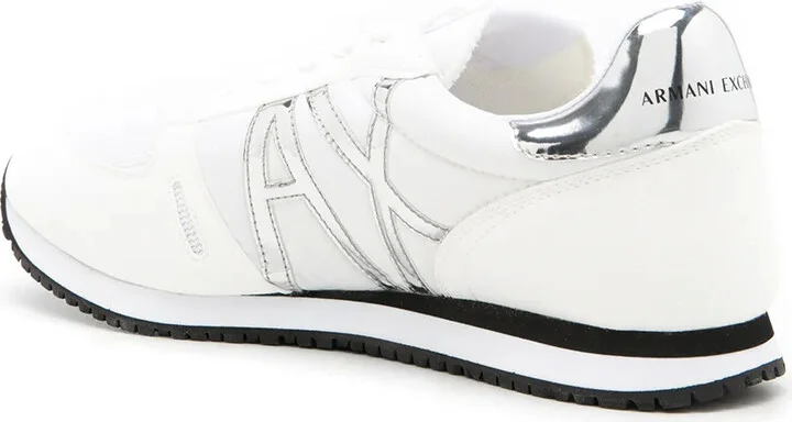 Metallic-Logo Low-Top Sneakers - Image 3