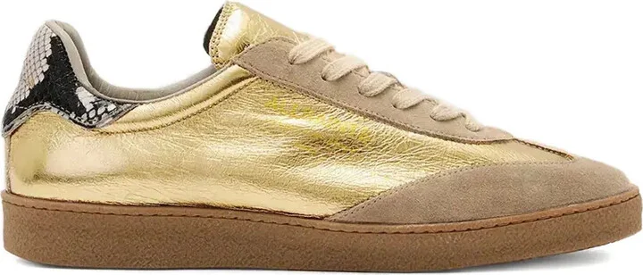 Metallic Low-Top Sneakers