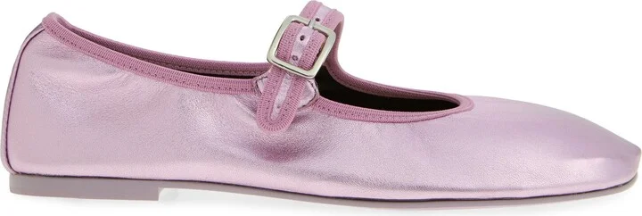 Metallic Mary Jane Ballet Flat - Image 3