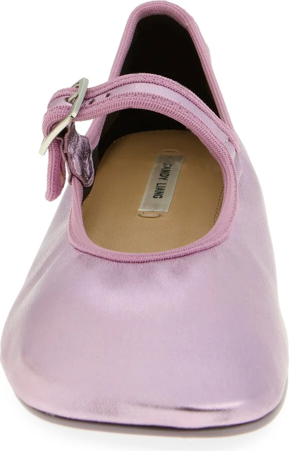 Metallic Mary Jane Ballet Flat - Image 4