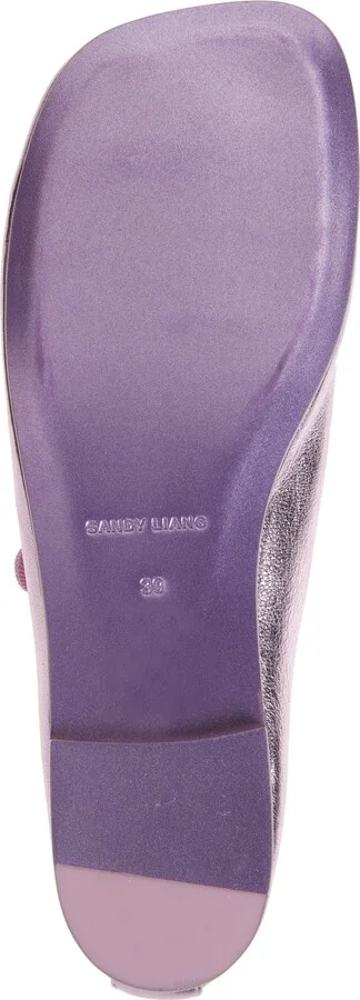 Metallic Mary Jane Ballet Flat - Image 6