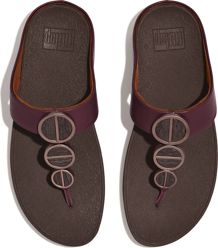 Metallic Medallion Flip Flop - Image 7