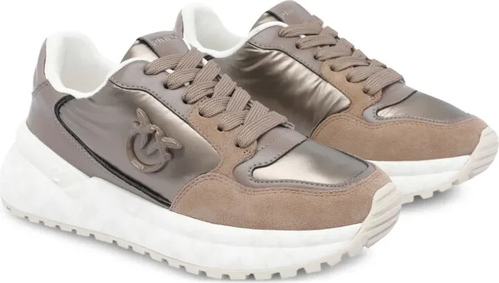 Metallic-Panel Chunky-Sole Sneakers - Image 2