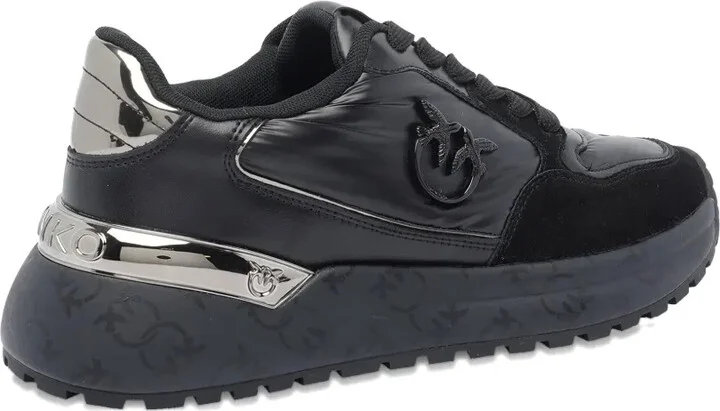 Metallic-Panel Chunky-Sole Sneakers - Image 4