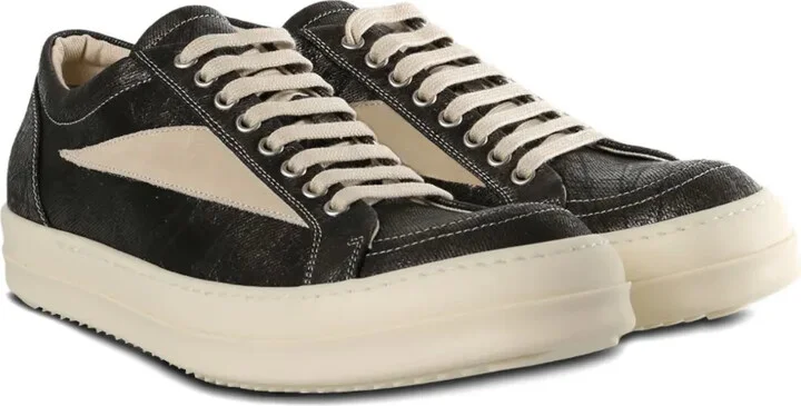 Metallic-Panel Lace-Up Sneakers - Image 2
