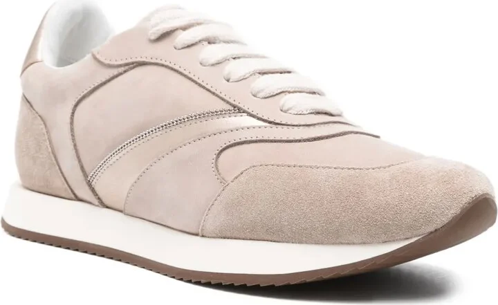 Metallic-Panel Low-Top Sneakers - Image 2