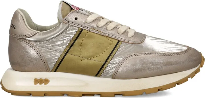 Metallic Panel Sneakers