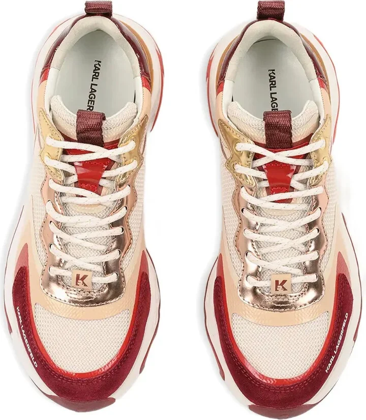 Metallic-Panelled Chunky Sneakers - Image 4