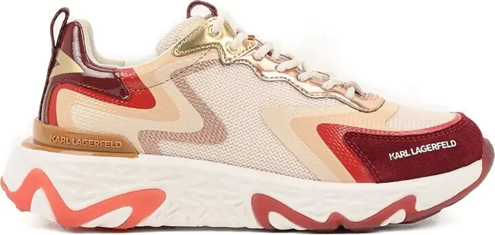 Metallic-Panelled Chunky Sneakers