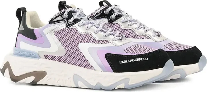 Metallic-Panelled Mesh Sneakers - Image 2