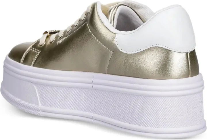 Metallic Platform Sneakers - Image 3