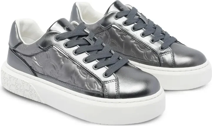 Metallic Platform Sneakers - Image 2