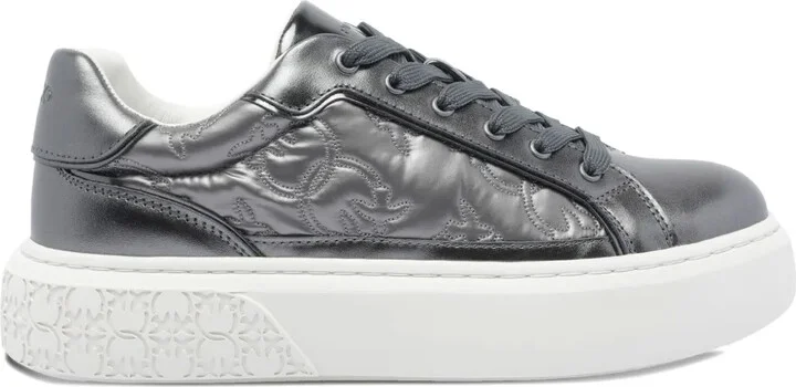Metallic Platform Sneakers