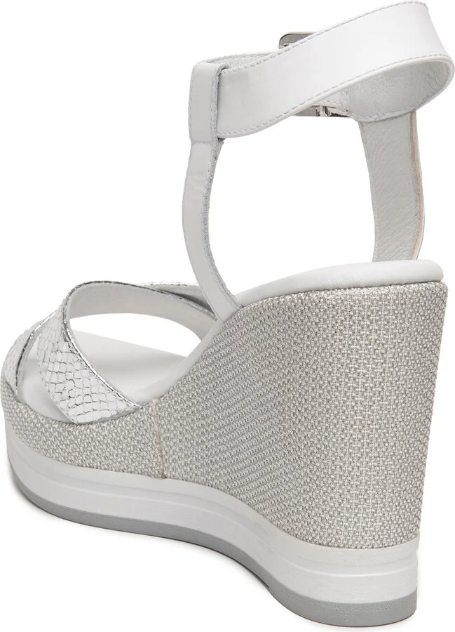 Metallic Platform Wedge Sandal - Image 6